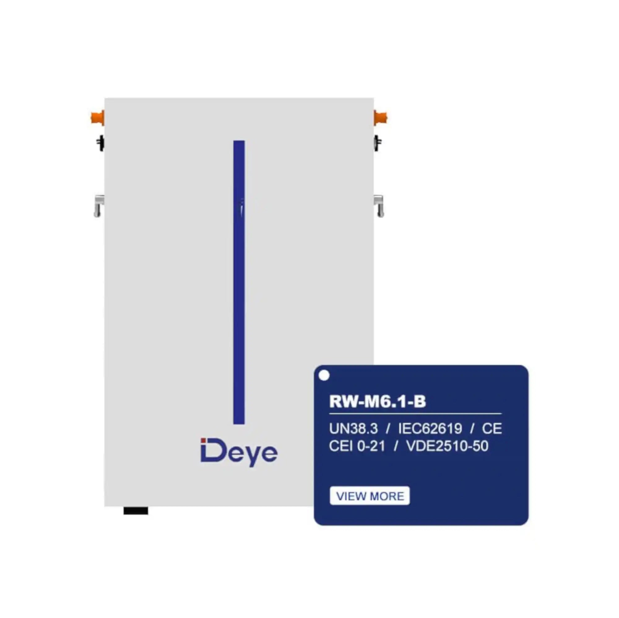 Batteria al Litio a Basso Voltaggio da 6.14 kWh marca Deye RW-M6.1-B