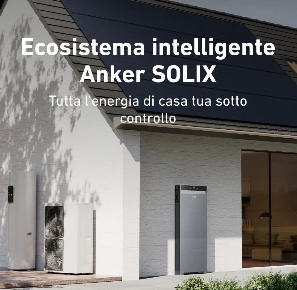 Anker SOLIX X1 | 10 kW Trifase | Accumulo 5 / 10 / 15 / 20 / 25 / 30 kWh - (su ordinazione)