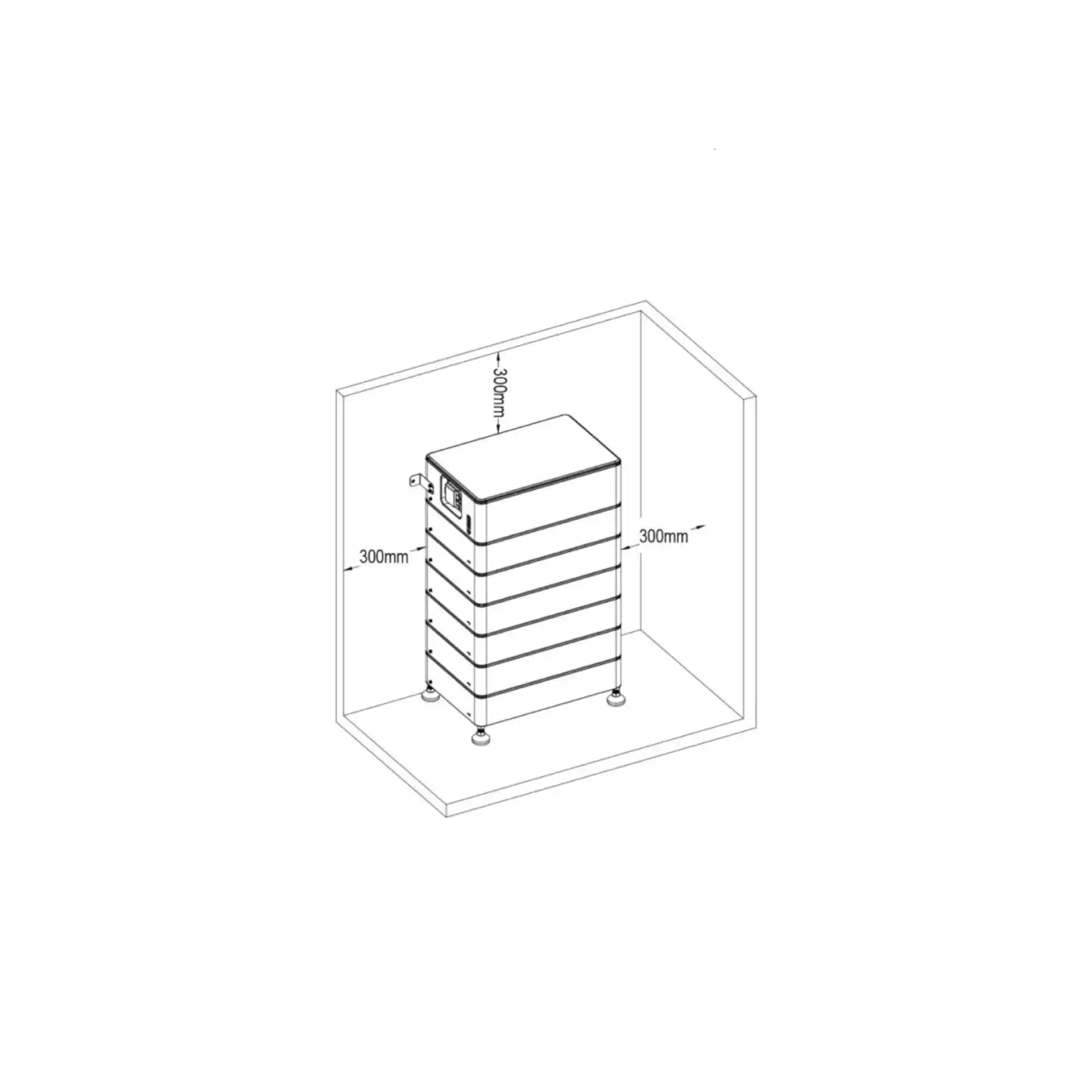 Batteria al Litio ad Alto Voltaggio da 2.9 kWh