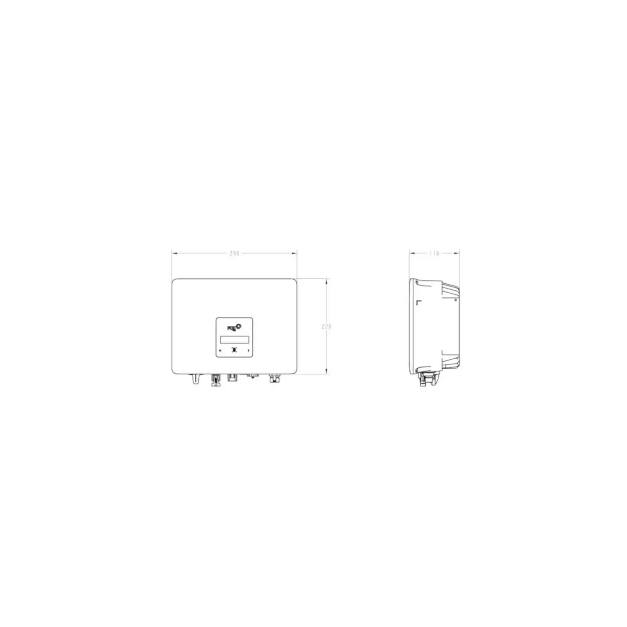 Inverter di Stringa Monofase da 2.5kW, 1 MPPT FOX S-2500-G2-S1