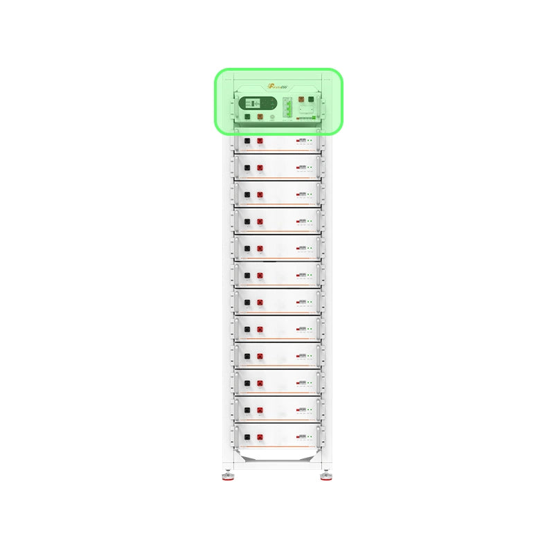 Kit TOWER Batterie accumulo FelicityEss 51.2V - 100AH >6000 cicli - garanzia 10 anni - compatibile con DEYE