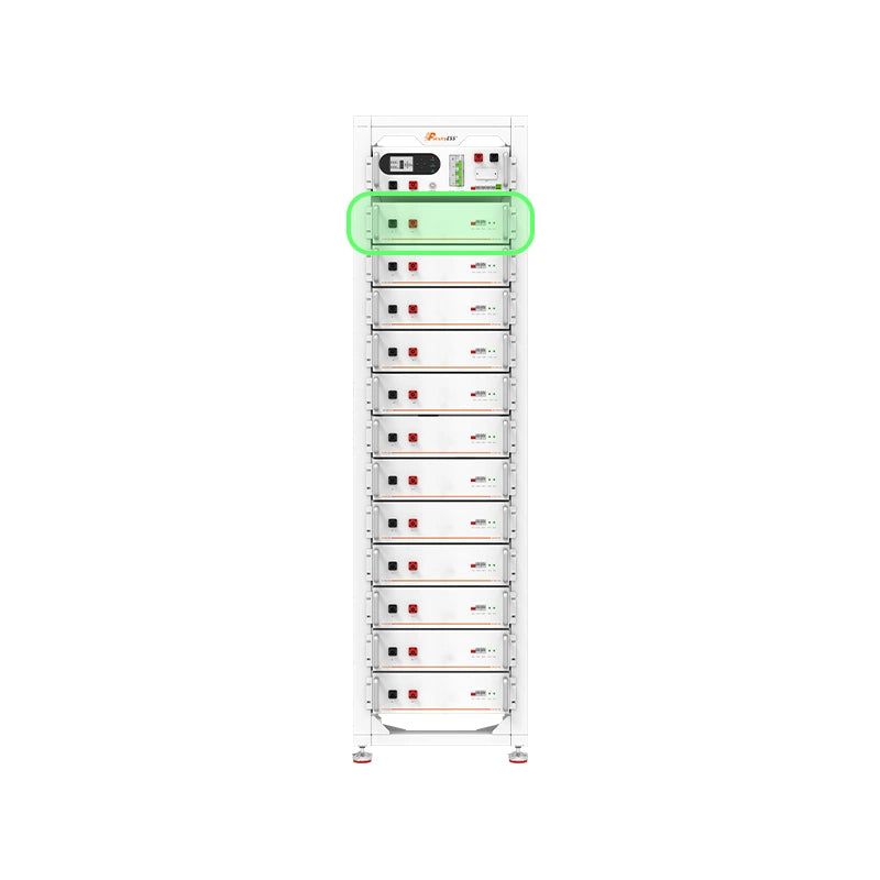 Kit TOWER Batterie accumulo FelicityEss 51.2V - 100AH >6000 cicli - garanzia 10 anni - compatibile con DEYE