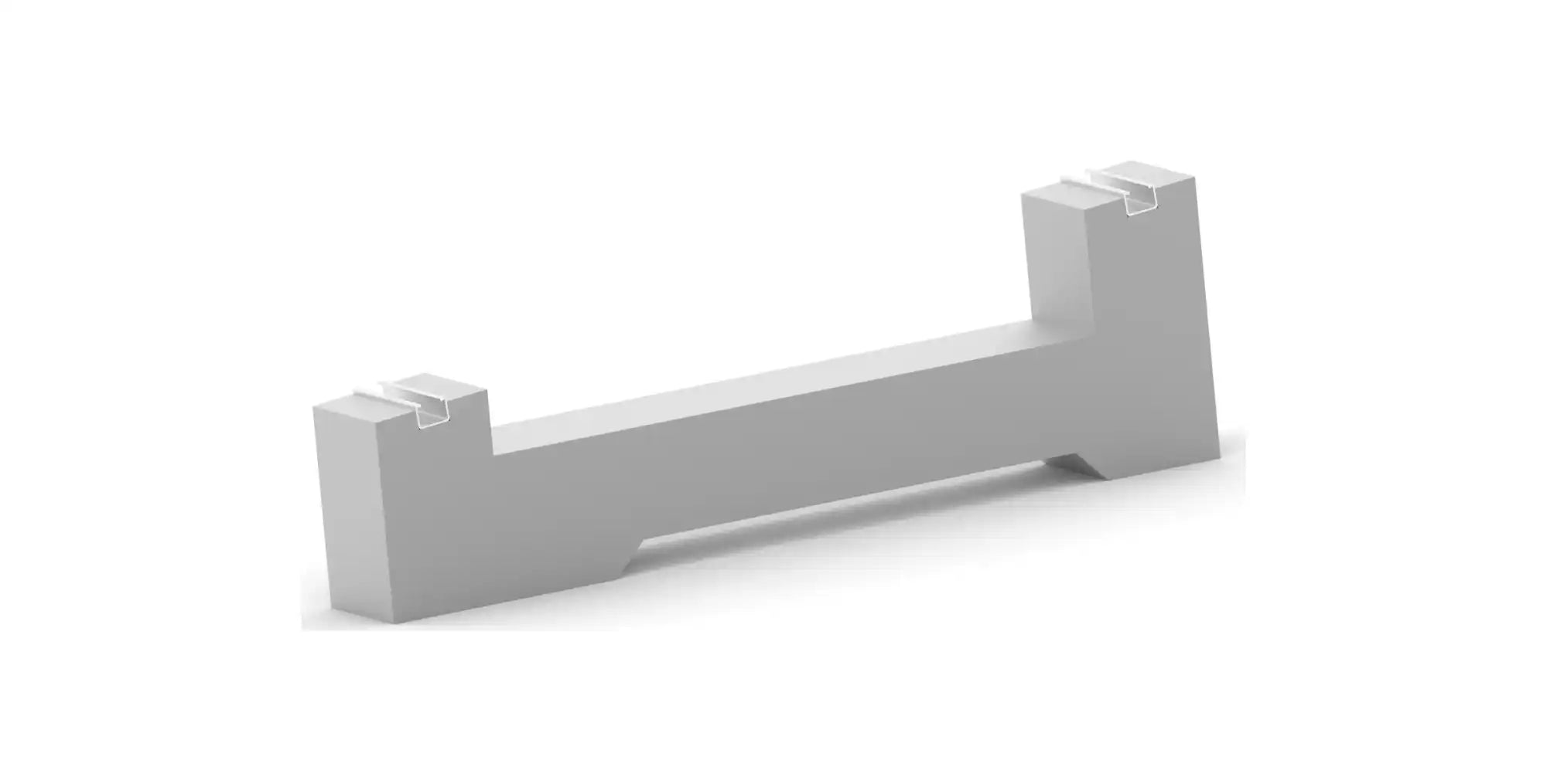 ZAVORRA IN CALCESTRUZZO PER VELA UNICA PRIMA FILA - TILT 5° - 45 KG - PZV.05.45PF